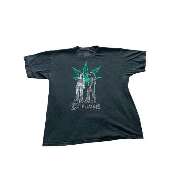 Cheech & Chong Vintage T-Shirt – Men’s XL – Black – Classic Comedy Tee - Picture 2 of 4